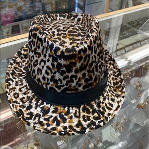Animal Print Fedora Hat